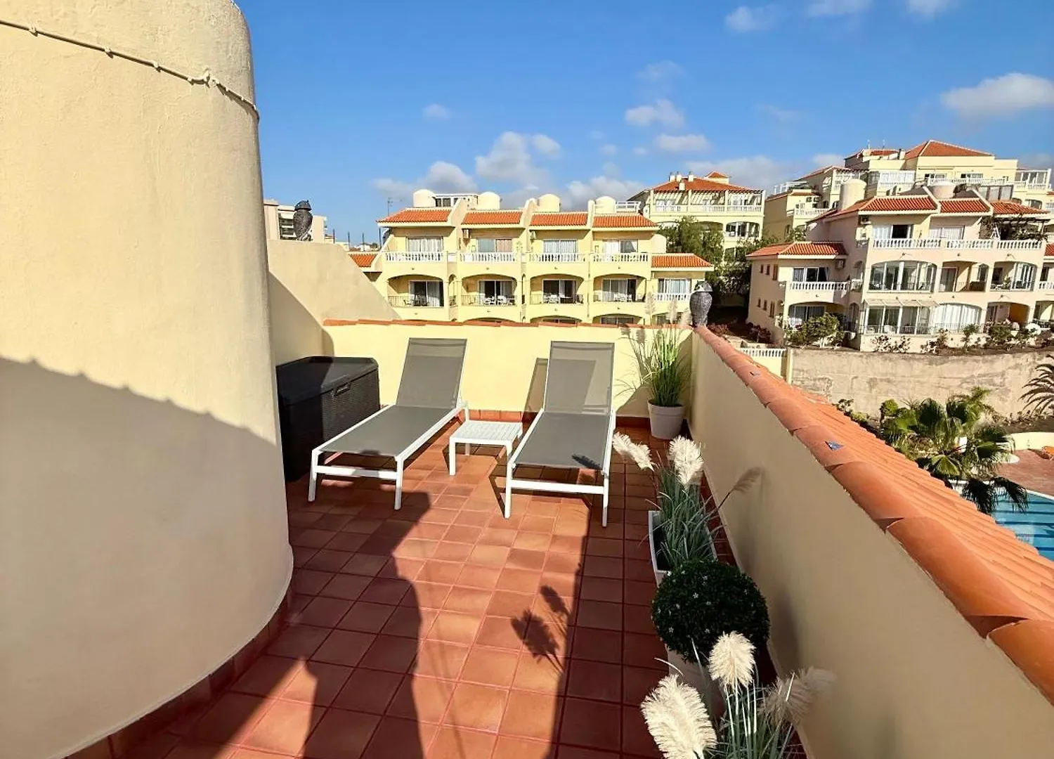 شقة Sunny Penthouse In Golf Del Sur سان ميغيل ذي أبونا