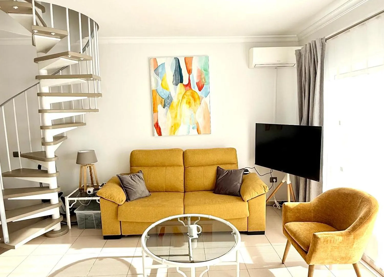 דירות סן מיגל דה אבונה Sunny Penthouse In Golf Del Sur ספרד