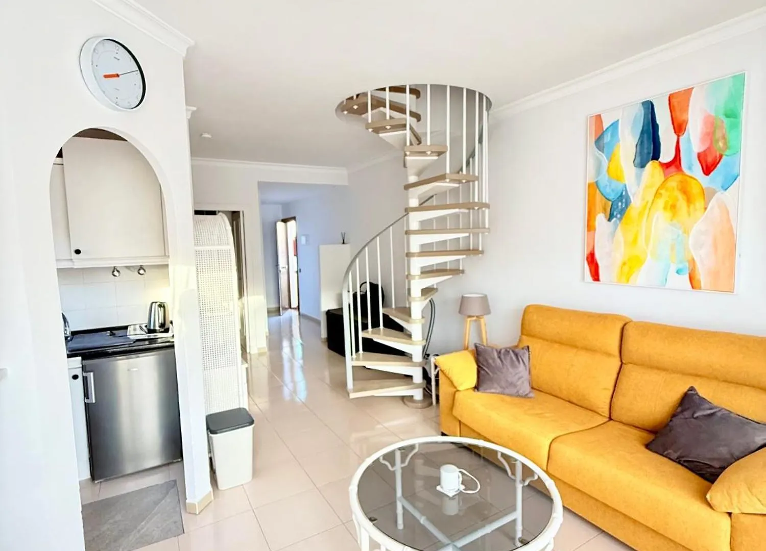 شقة Sunny Penthouse In Golf Del Sur سان ميغيل ذي أبونا